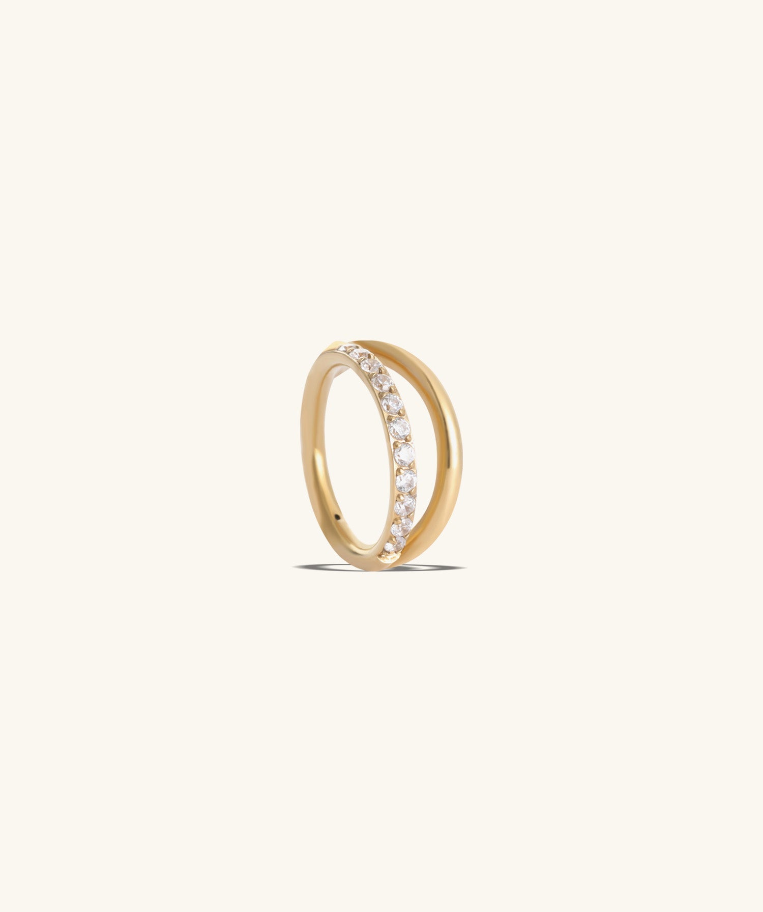 Twilight Curve Clicker Hoop - OumoJewelry
