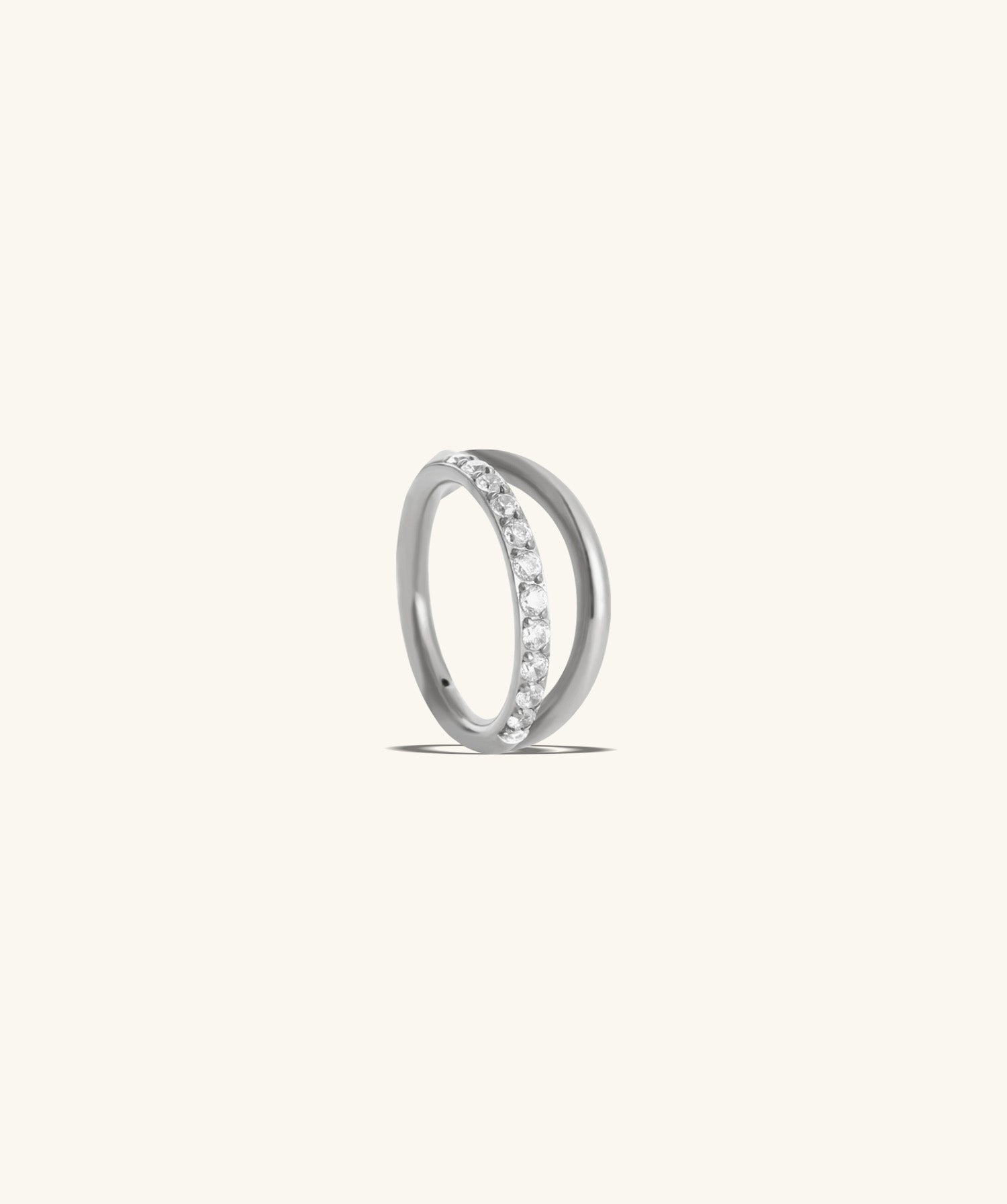 Twilight Curve Clicker Hoop - OumoJewelry