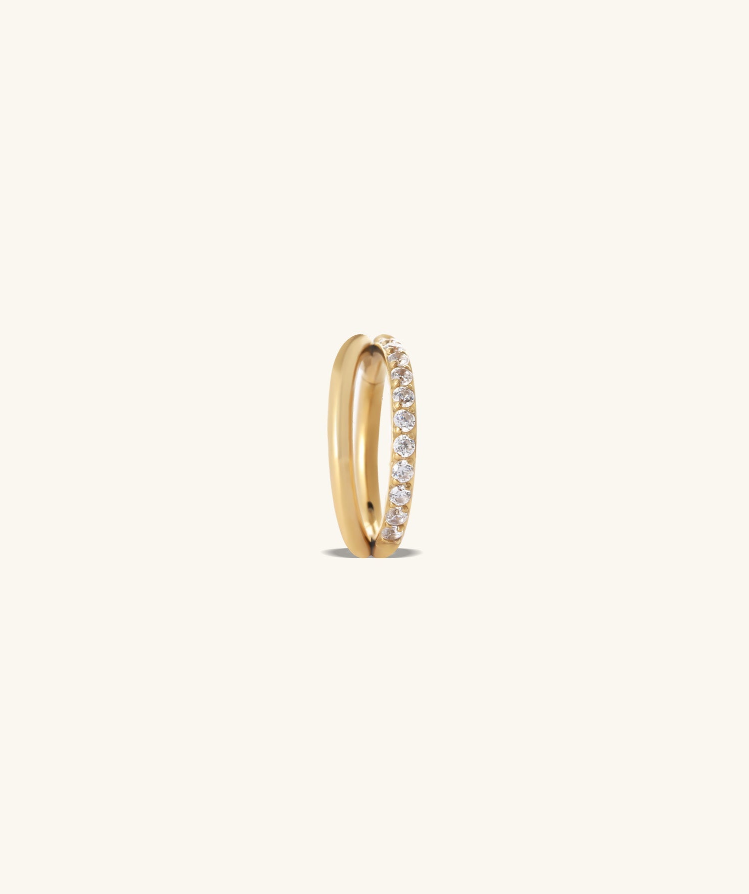 Twilight Curve Clicker Hoop - OumoJewelry