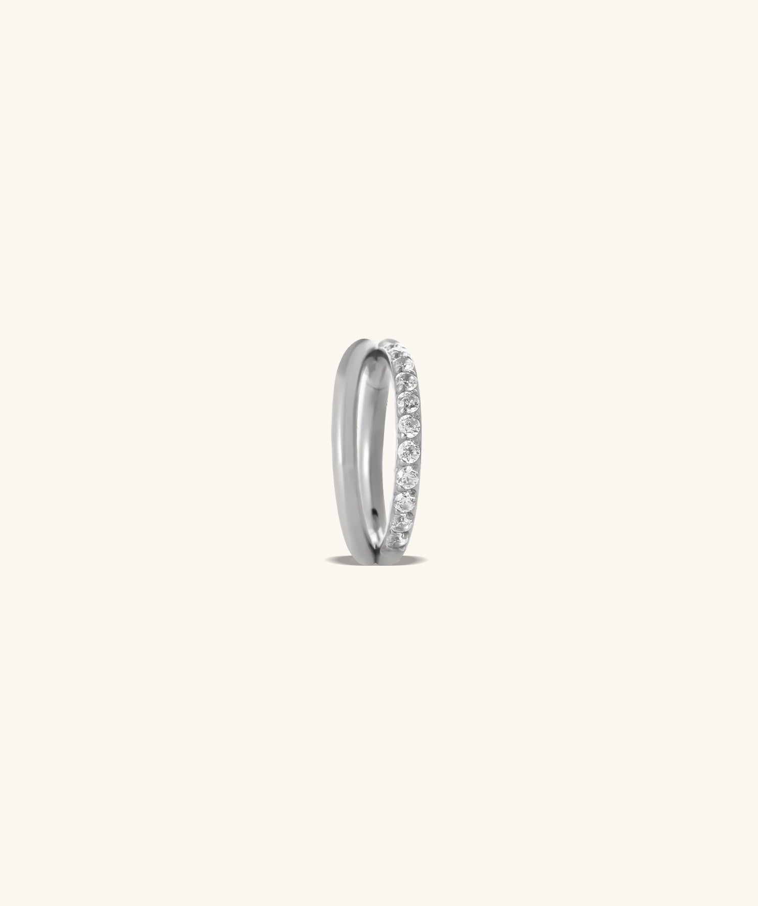 Twilight Curve Clicker Hoop - OumoJewelry