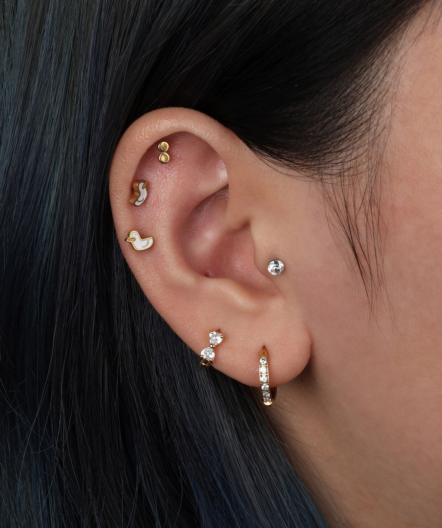 Cute Duck Studs - OumoJewelry