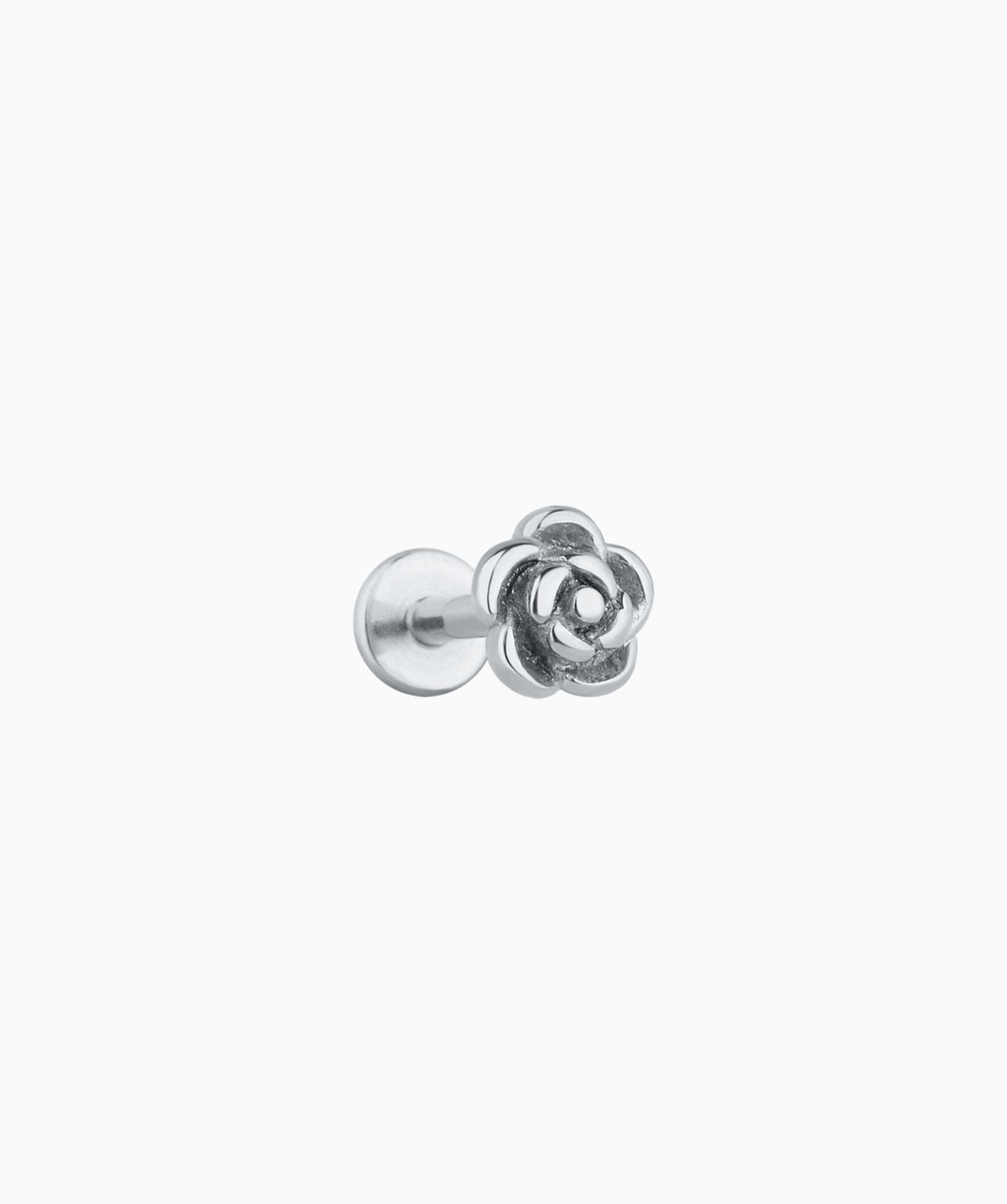 Vintage Rose Flatback Stud - OumoJewelry