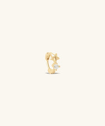 Petite Star Helix Hoop - OumoJewelry