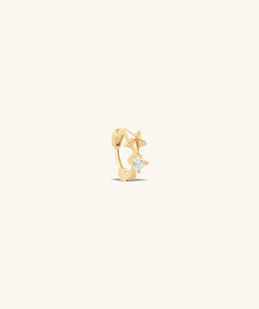 Petite Star Helix Hoop - OumoJewelry