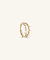 Twilight Curve Clicker Hoop - OumoJewelry