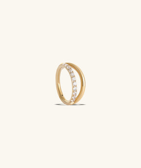 Twilight Curve Clicker Hoop - OumoJewelry
