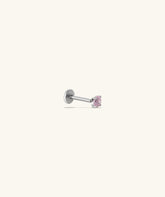 Titanium Gemstones Flatback Stud - OumoJewelry