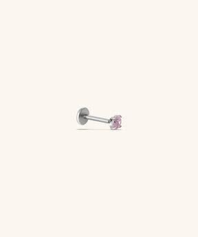 Titanium Gemstones Flatback Stud - OumoJewelry