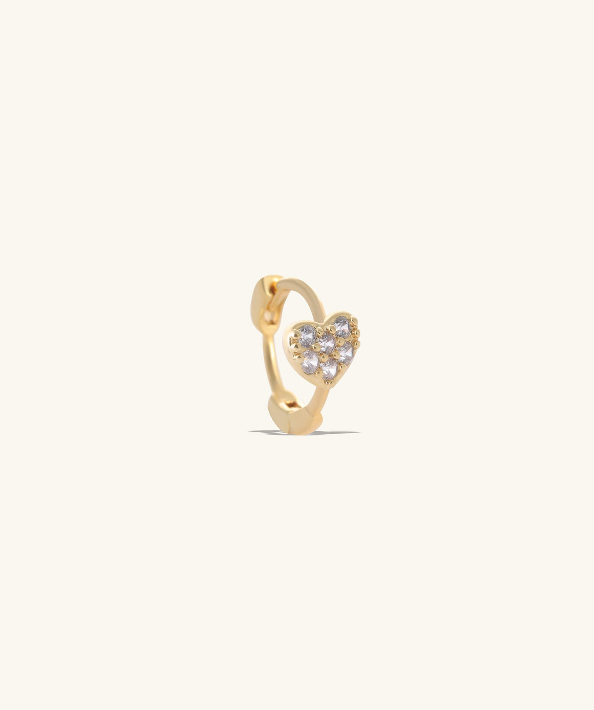 Heart Helix Hoop - OumoJewelry