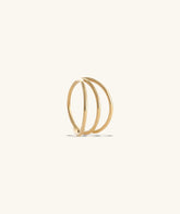 Three Layer Clicker Hoop - OumoJewelry