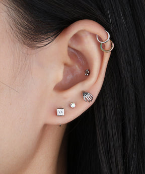 Bone Palm Stud - OumoJewelry
