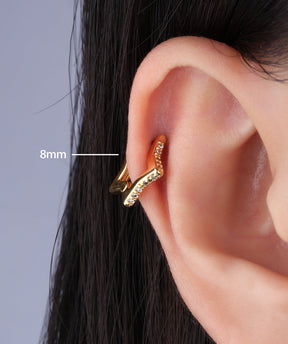 Star Helix Hoop - OumoJewelry