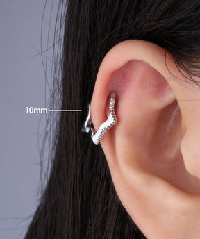 Star Helix Hoop - OumoJewelry