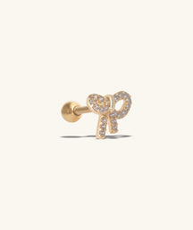 Playful Bow Stud - OumoJewelry