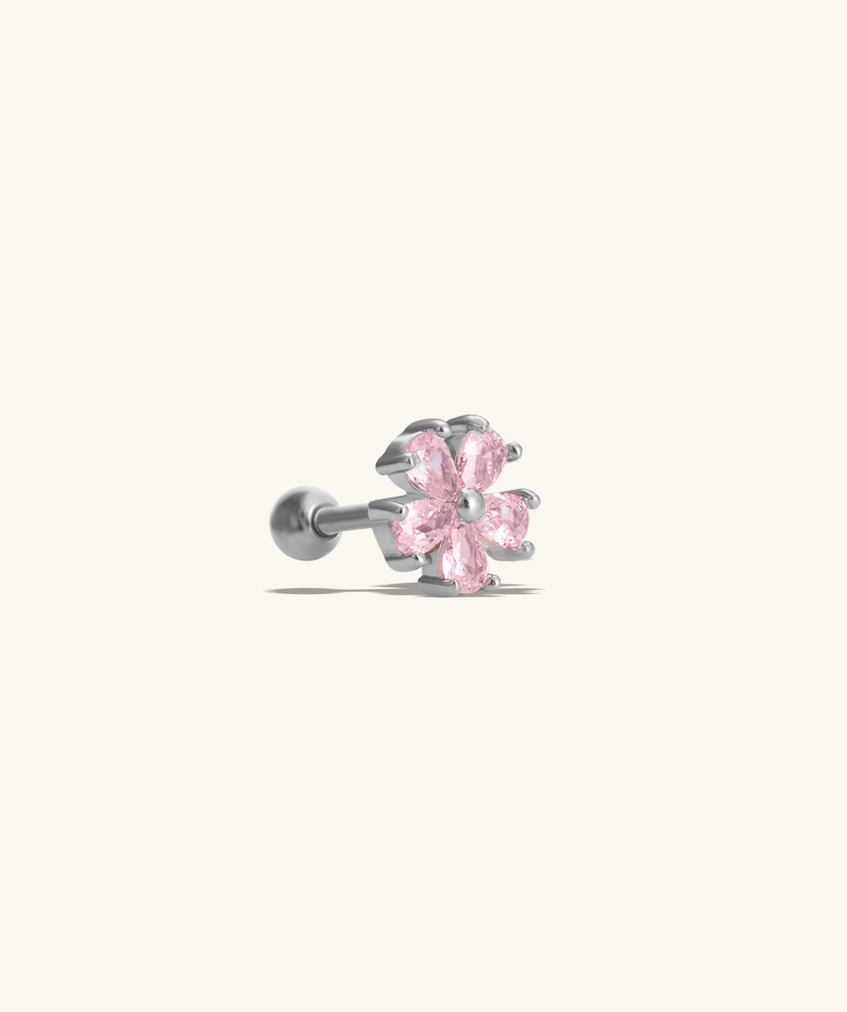 🌸Pink Flower Stud - OumoJewelry