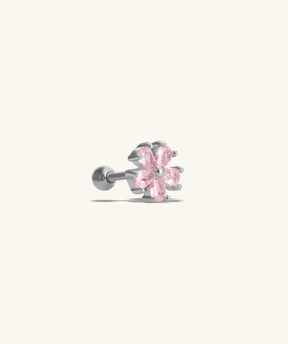 🌸Pink Flower Stud - OumoJewelry