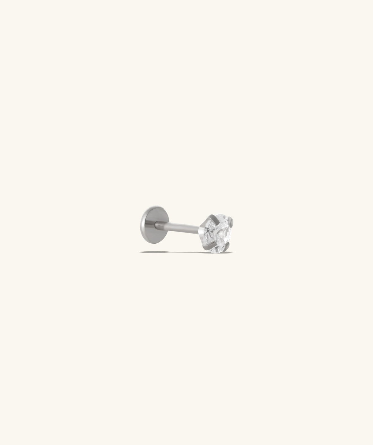 Threadless Sparkle Gems Flatback Stud - OumoJewelry