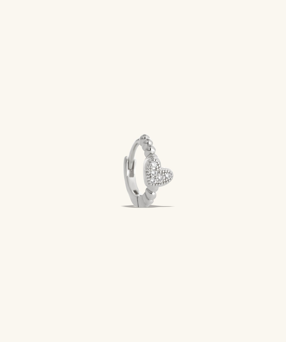 Stunning Heart Hoop Earring - OumoJewelry