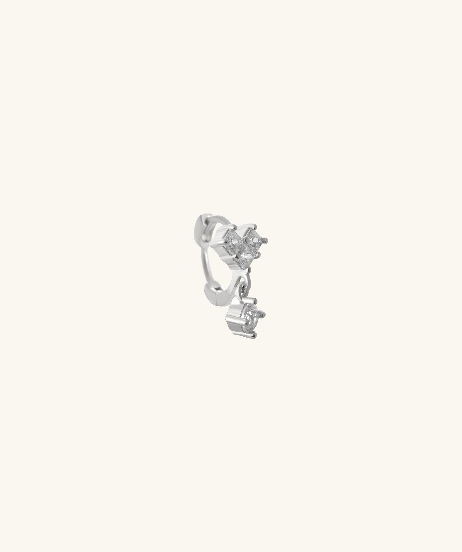 Heart Helix Hoop - OumoJewelry