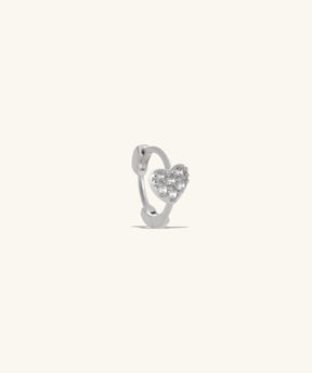 Heart Helix Hoop - OumoJewelry