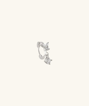 Butterfly Drop Helix Hoop - OumoJewelry