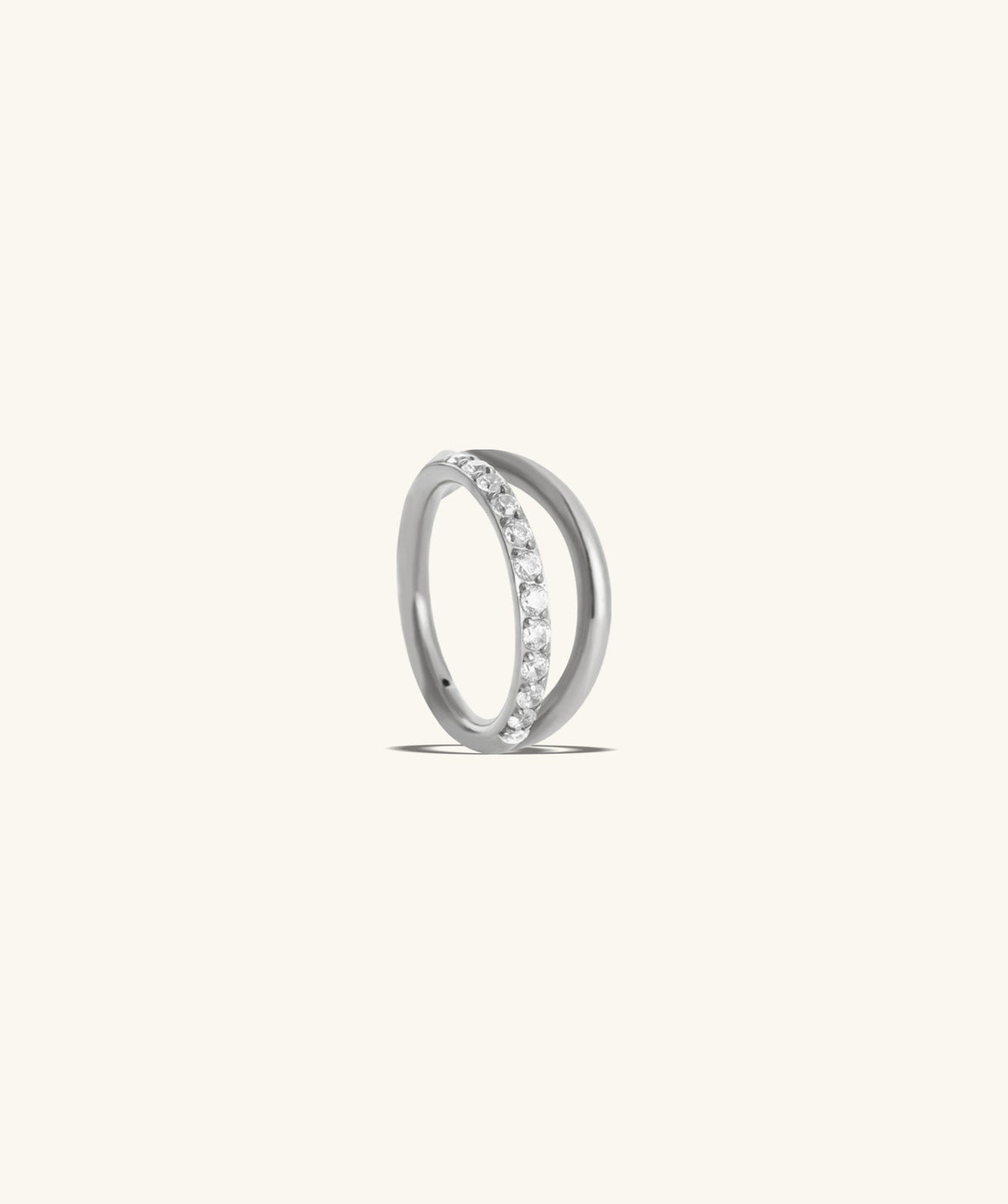 Twilight Curve Clicker Hoop - OumoJewelry