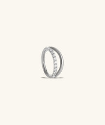Twilight Curve Clicker Hoop - OumoJewelry