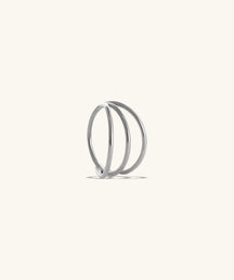 Three Layer Clicker Hoop - OumoJewelry
