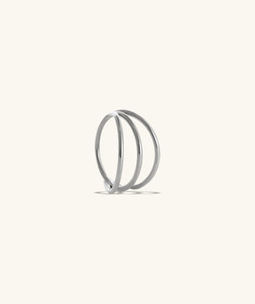 Three Layer Clicker Hoop - OumoJewelry