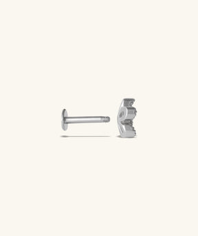 Floral Flatback Stud - OumoJewelry