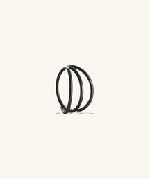 Three Layer Clicker Hoop - OumoJewelry