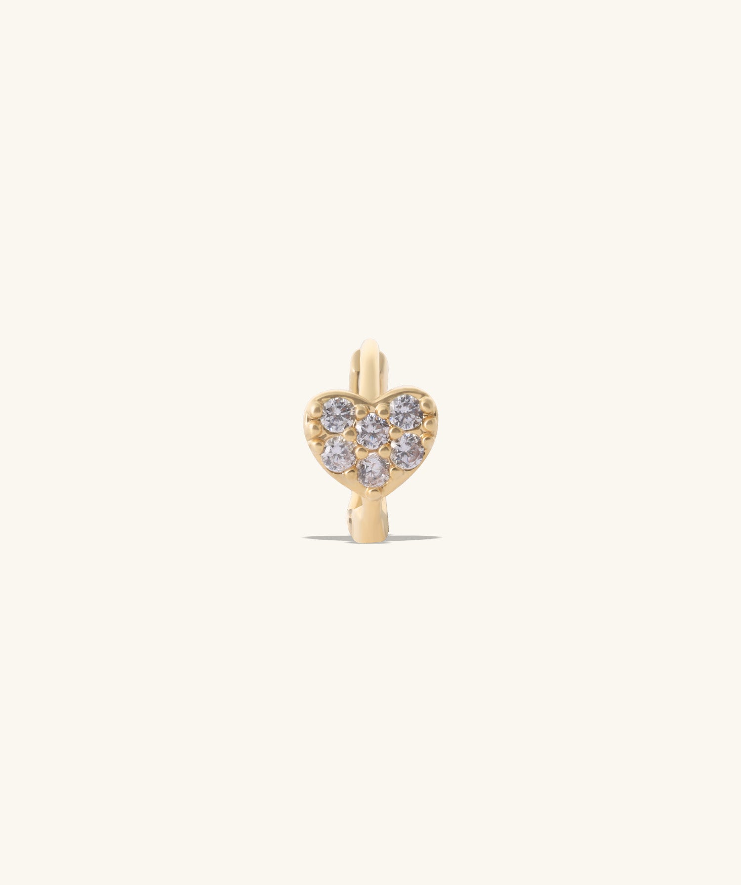 Heart Helix Hoop - OumoJewelry