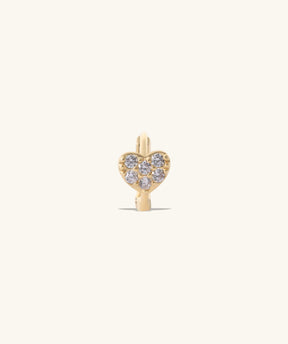Heart Helix Hoop - OumoJewelry