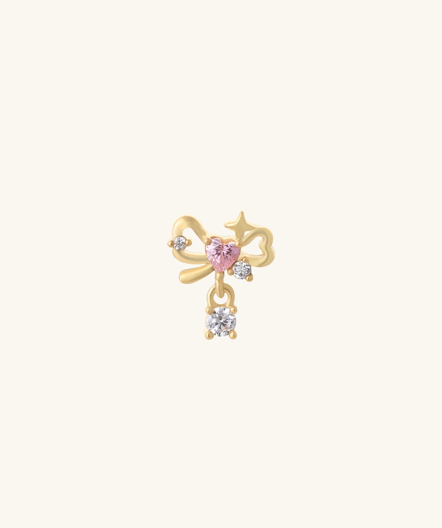 Sweet Love Bow Drop - OumoJewelry