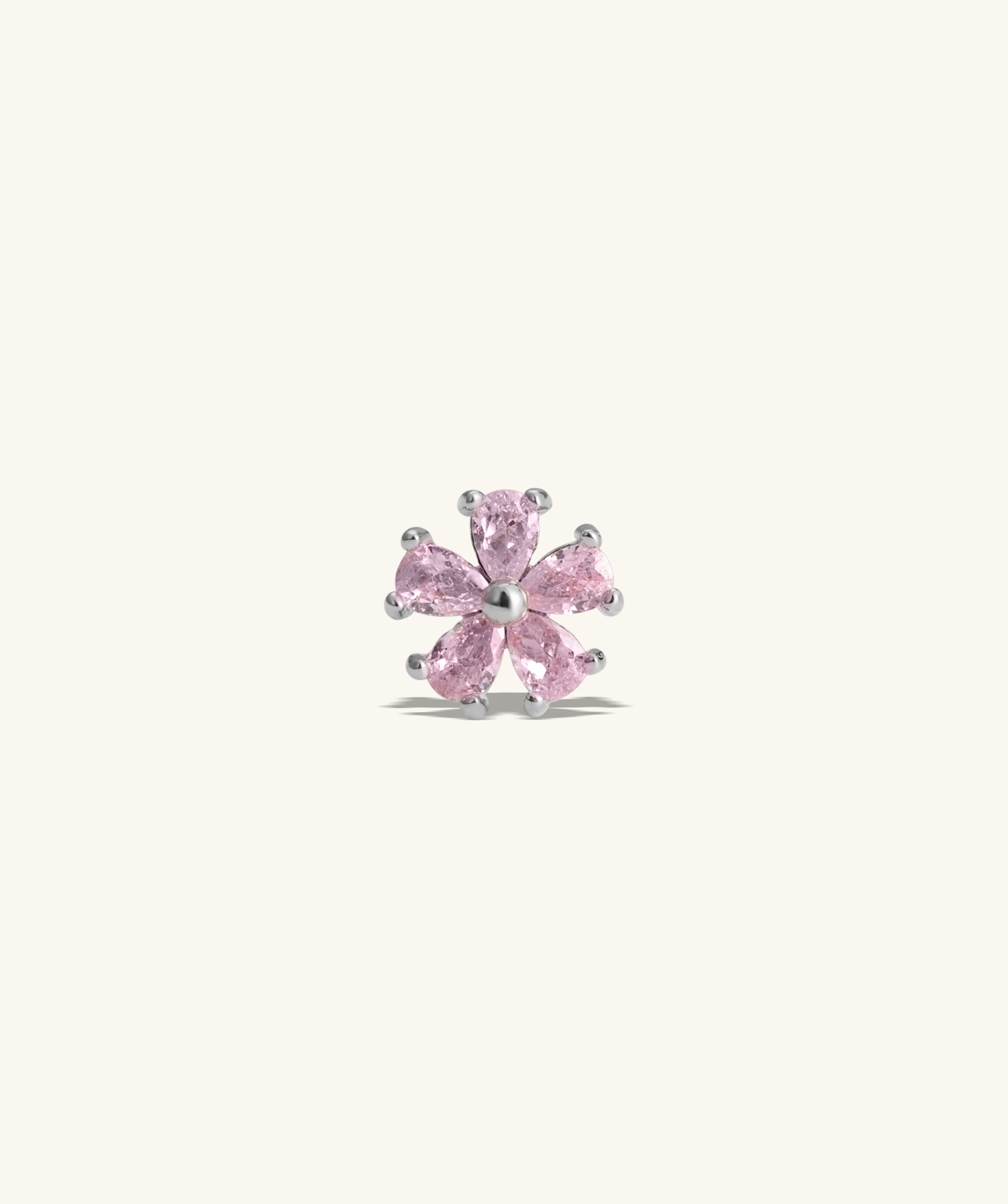 🌸Pink Flower Stud - OumoJewelry