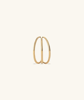 Three Layer Clicker Hoop - OumoJewelry