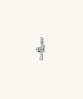 Stunning Heart Hoop Earring - OumoJewelry