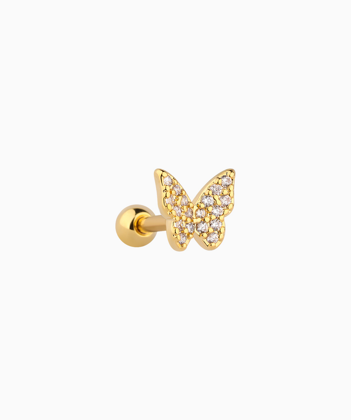Shiny Butterfly Stud - OumoJewelry