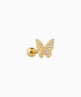 Shiny Butterfly Stud - OumoJewelry