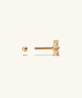 🌸Pink Flower Stud - OumoJewelry