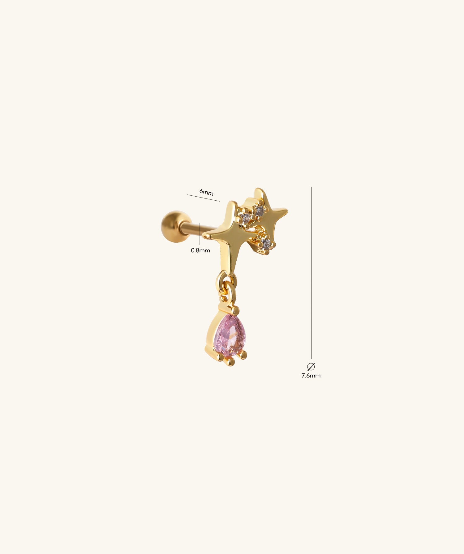 Sweet Star Drop - OumoJewelry