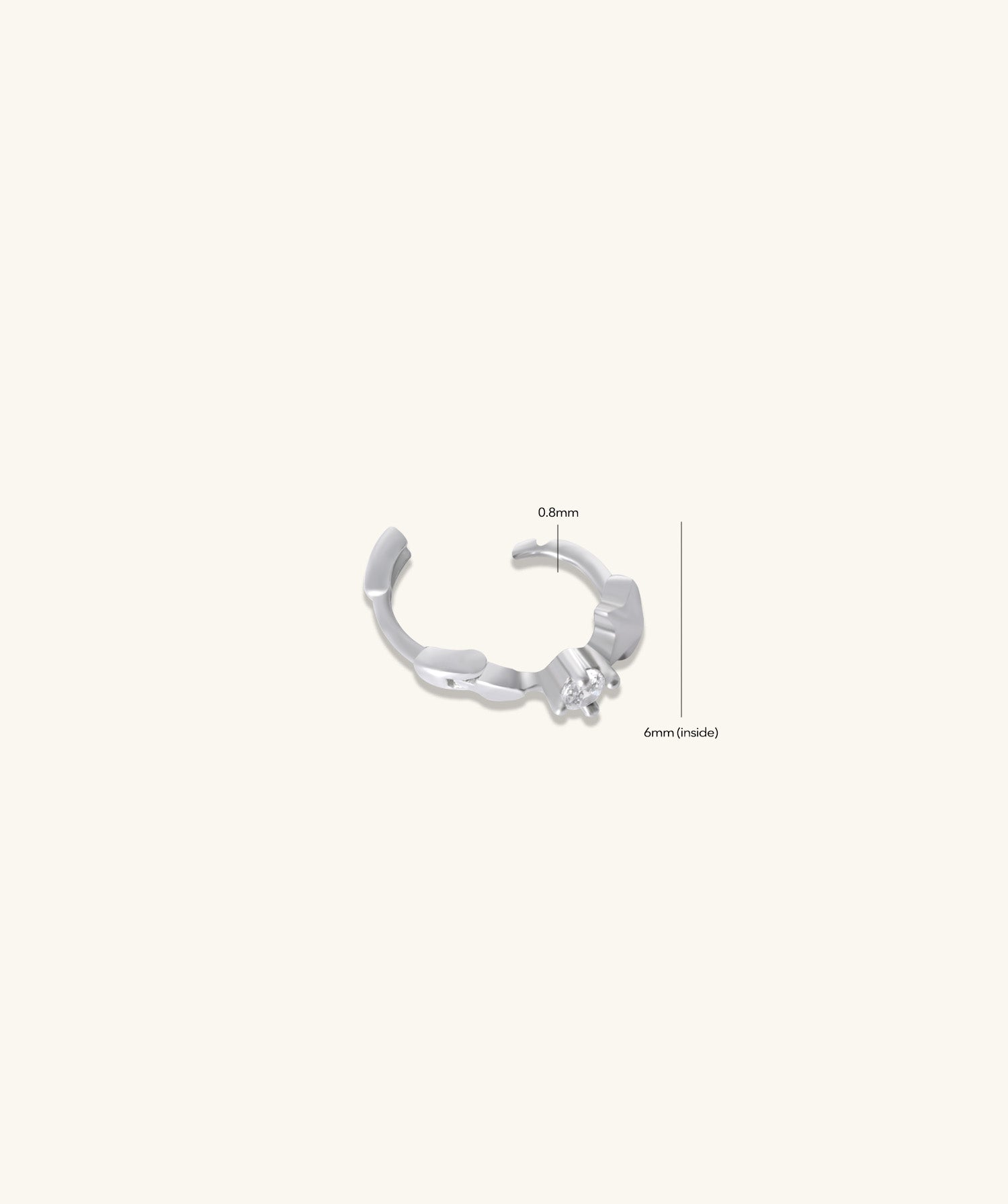 Petite Star Helix Hoop - OumoJewelry