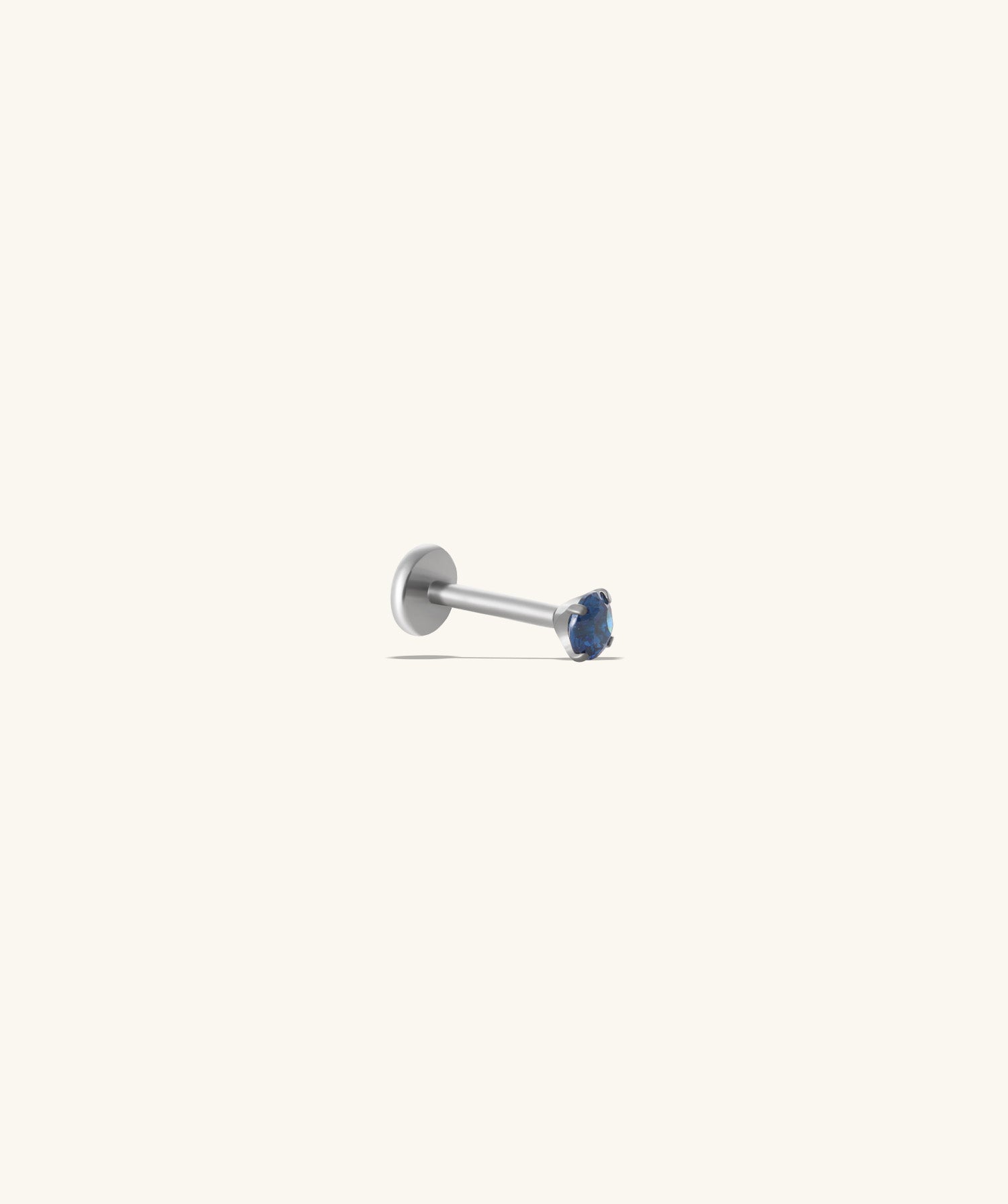 Titanium Gemstones Flatback Stud - OumoJewelry