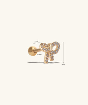 Playful Bow Stud - OumoJewelry