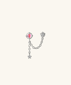 Mystery Opal Chain Earring - OumoJewelry