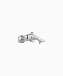 Whale Stud - OumoJewelry