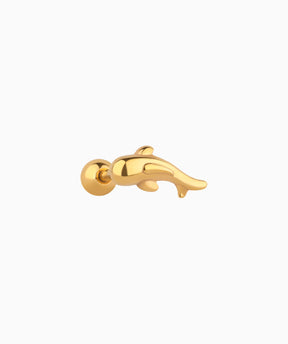 Whale Stud - OumoJewelry