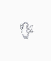 Bella Flower Helix Hoop - OumoJewelry