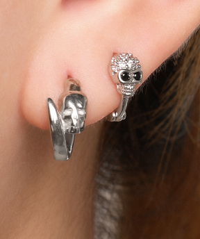 💀Skull Hoop - OumoJewelry