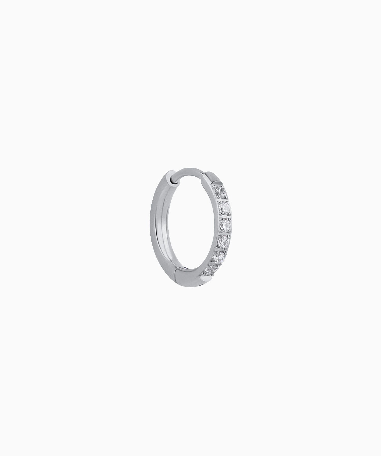 Basic Sparkling Hoop - OumoJewelry